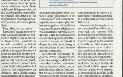 Nel nostro Paese manca ancora oggi una cultura della mediazione – Il Giornale 22.10.2016